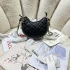 CH3232BK-CC　シャネル CHANEL 2023年最新入荷 チェーンクラッチ ミニ ムーンバッグ 斜め掛け ショルダーバッグ クロスボディバッグ レディースかばん
