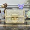 M22826-057　ルイヴィトン LOUISVUITTON 2023年最新入荷 ドーフィーヌ MINI 斜め掛け ショルダーバッグ クロスボディバッグ レディースかばん Monoglam ラミネーテッド ジャカード