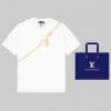 TDLV23117-MS　ルイヴィトン LOUISVUITTON 2023年最新入荷 Tシャツ 半袖 ショートスリーブ スウェットシャツ 短袖 クルーネック トップス レジャーシャツ