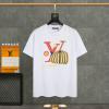 TDLV23133-MS　ルイヴィトン LOUISVUITTON 2023年最新入荷 Tシャツ 半袖 ショートスリーブ スウェットシャツ 短袖 クルーネック トップス レジャーシャツ 男女兼用