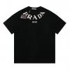 TDPD23004-MS　プラダ PRADA 2023年最新入荷 Tシャツ 半袖 ショートスリーブ スウェットシャツ 短袖 クルーネック トップス レジャーシャツ