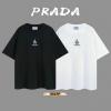TDPD23006-MS　プラダ PRADA 2023年最新入荷 Tシャツ 半袖 ショートスリーブ スウェットシャツ 短袖 クルーネック トップス レジャーシャツ 男女兼用