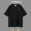 TDPD23007-MS　プラダ PRADA 2023年最新入荷 Tシャツ 半袖 ショートスリーブ スウェットシャツ 短袖 クルーネック トップス レジャーシャツ 男女兼用