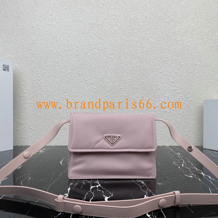PD1BD313FH-GH　プラダ PRADA 2022年最新入荷 メッセンジャーバッグ フラップバッグ 斜め掛け ショルダーバッグ クロスボディバッグ ナイロン