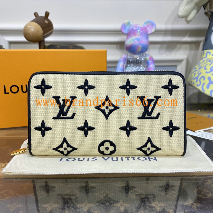 M82529-057　ルイヴィトン LOUISVUITTON 2023年最新入荷 LV バイ ザ プール ジッピー ウォレット ファスナー長財布 ロングウォレット カード入れ 札入れ