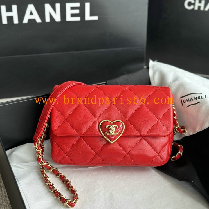 CH3986RD-CC　シャネル CHANEL 2023年最新入荷 スモール フラップバッグ 斜め掛け ショルダーバッグ クロスボディバッグ レディースかばん