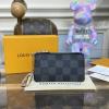 N60155-057　ルイヴィトン LOUISVUITTON 2023年最新入荷 カードキーケース ポシェット クレ チェーン付き 小銭入れ 財布 コインケース ダミエ グラフィット キャンバス