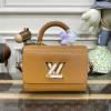 M22229-057　ルイヴィトン LOUISVUITTON 2023年最新入荷 ツイスト MM トップハンドルバッグ トートバッグ 2way ショルダーバッグ クロスボディ レディースかばん