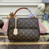 M44267-057　ルイヴィトン LOUISVUITTON 2023年最新入荷 クリュニー BB トートバッグ ハンドバッグ ハンドバッグ 2way ショルダーバッグ モノグラムキャンパス