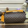 M46691-057　ルイヴィトン LOUISVUITTON 2023年最新入荷 ソフトポロション ハンドバッグ 斜め掛け ショルダーバッグ クロスボディバッグ モノグラム マカサー キャンバス