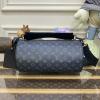 M46691K-057　ルイヴィトン LOUISVUITTON 2023年最新入荷 ソフトポロション ハンドバッグ 斜め掛け ショルダーバッグ クロスボディバッグ モノグラム マカサー キャンバス