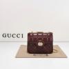 GG741457JH-057　グッチ GUCCI 2023年最新入荷 キルティング ミニバッグ 斜め掛け ショルダーバッグ クロスボディバッグ フラップバッグ レディースかばん