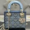 CD0505SZLS-99　クリスチャンディオール CHRISTIAN DIOR 2023年最新入荷 レディ ディオール ミニ トートバッグ 2way 斜め掛け ショルダーバッグ クロスボディバッグ