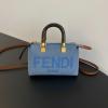 FD10014NZL-BXN　フェンディ FENDI 2023年最新入荷 ミニ バイ ザ ウェイ ボストンバッグ トップハンドルバッグ 2way ショルダーバッグ レディースかばん