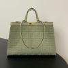 FD83331QDG-BXN　フェンディ FENDI 2023年最新入荷 ピーカブー エックス トートバッグ ハンドバッグ 2way ショルダーバッグ クロスボディバッグ レディースかばん