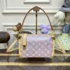 M22842-057　ルイヴィトン LOUISVUITTON 2023年最新入荷 サイド トランク PM トートバッグ 2way 斜め掛け ショルダーバッグ クロスボディバッグ