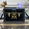M40273-057　ルイヴィトン LOUISVUITTON 2023年最新入荷 プティット マル トランクバッグ 斜め掛け ショルダーバッグ クロスボディバッグ スクエアバッグ レディースかばん