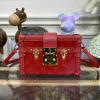 M40273R-057　ルイヴィトン LOUISVUITTON 2023年最新入荷 プティット マル トランクバッグ 斜め掛け ショルダーバッグ クロスボディバッグ スクエアバッグ レディースかばん