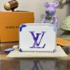 M82417-057　ルイヴィトン LOUISVUITTON 2023年最新入荷 LV バイ ザ プール ジッピー コイン パース コインケース 小銭入れ ファスナー短財布 ショートウォレット