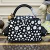 M21691D-057　ルイヴィトン LOUISVUITTON 2023年最新入荷 LV x YK カプシーヌ PM トップハンドルバッグ トートバッグ 2way ショルダーバッグ クロスボディ レディースかばん