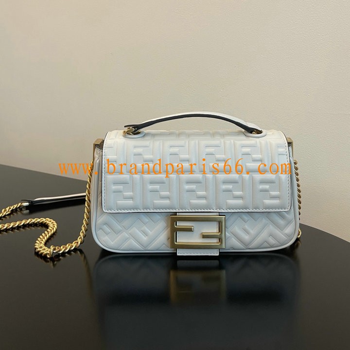 FD83009BS-BXN　フェンディ FENDI 2023年最新入荷 バゲット トップハンドルバッグ 2way 斜め掛け ショルダーバッグ カーフレザー レディースかばん クロスボディバッグ