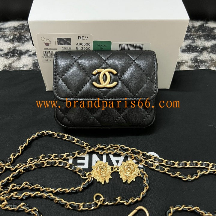 CH96006BK-CC　シャネル CHANEL 2023年最新入荷 ウェストバッグ チェーンポーチ ベルトバッグ 斜め掛け ショルダーバッグ クロスボディバッグ