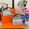 HE6627MPBK-025　エルメス HERMES 2023最新入荷 Trousse Bride-A-Brace ハンドバッグ お弁当袋 クーラーバッグ ボストンバッグ トートバッグ