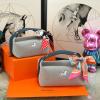 HE6627MPBS-025　エルメス HERMES 2023最新入荷 Trousse Bride-A-Brace ハンドバッグ お弁当袋 クーラーバッグ ボストンバッグ トートバッグ