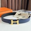 HEP23004J-025　エルメス HERMES 2023最新入荷 リバーシブル ベルト ストラップ H バックル 幅38mm