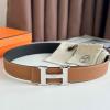 HEP23004Y-025　エルメス HERMES 2023最新入荷 リバーシブル ベルト ストラップ H バックル 幅38mm