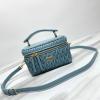 MM5BH226QL-025　ミュウミュウ MIUMIU 2023最新入荷 ヴァニティーケース トートバッグ 斜め掛け ショルダーバッグ 化粧かばん クロスボディバッグ