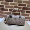 GG746319PLF-057　グッチ GUCCI 2023年最新入荷 GGマーモント スモール トップハンドルバッグ トートバッグ ハンドバッグ 2way ショルダーバッグ 