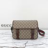 GG760123BKF-057　グッチ GUCCI 2023年最新入荷 GG クリスタル メッセンジャーバッグ 斜め掛け ショルダーバッグ クロスボディバッグ