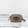 GG760196BKF-057　グッチ GUCCI 2023年最新入荷 ホースビット 1955 スモールバッグ 斜め掛け ショルダーバッグ クロスボディバッグ スクエアバッグ