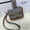 CE188423BTLZ-99　セリーヌ CELINE 2023年最新入荷 ブザス 16 セーズ サテンド 斜め掛け ショルダーバッグ クロスボディバッグ レディースかばん