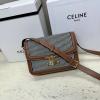 CE187366BTLS-99　セリーヌ CELINE 2023年最新入荷 ブザス 16 セーズ サテンド 斜め掛け ショルダーバッグ クロスボディバッグ レディースかばん