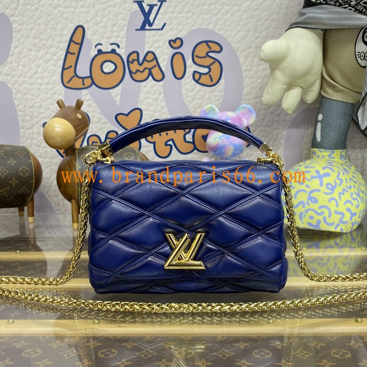 M23568L-057　ルイヴィトン LOUISVUITTON 2023年最新入荷 GO-14 MM トップハンドルバッグ フラップバッグ 斜め掛け ショルダーバッグ クロスボディバッグ