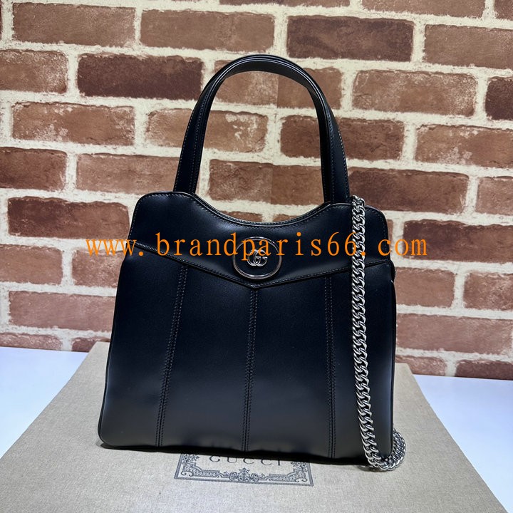 GG745918BK-057　グッチ GUCCI 2023年最新入荷 トートバッグ トップハンドルバッグ ハンドバッグ チェーン 斜め掛け ショルダーバッグ