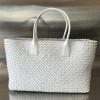 BOV608811BBS-aj　ボッテガヴェネタ BOTTEGAVENETA 2023年最新入荷 ラージ カバ トートバッグ トップハンドルバッグ ハンドバッグ レディースかばん イントレチャートレザー