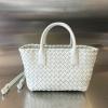 BOV709464BS-aj　ボッテガヴェネタ BOTTEGAVENETA 2023年最新入荷 ミニ カバ トートバッグ トップハンドルバッグ ハンドバッグ 2way 斜め掛け ショルダーバッグ