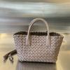 BOV709464FZ-aj　ボッテガヴェネタ BOTTEGAVENETA 2023年最新入荷 ミニ カバ トートバッグ トップハンドルバッグ ハンドバッグ 2way 斜め掛け ショルダーバッグ