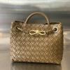 BOV743568TH-aj　ボッテガヴェネタ BOTTEGAVENETA 2023年最新入荷 スモール アンディアーモ トップハンドルバッグ トートバッグ ハンドバッグ