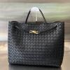 BOV743575BK-aj　ボッテガヴェネタ BOTTEGAVENETA 2023年最新入荷 ミディアム アンディアーモ トップハンドルバッグ トートバッグ ハンドバッグ