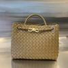 BOV766016TH-aj　ボッテガヴェネタ BOTTEGAVENETA 2023年最新入荷 ミディアム アンディアーモ トップハンドルバッグ トートバッグ ハンドバッグ