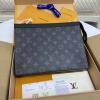 M61692-057　ルイヴィトン LOUISVUITTON 2019年最新入荷 ポシェット ヴォワヤージュ MM ポーチ 手持ちかばん クラッチバッグ モノグラムエクリプス