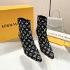 LVJ23040GM-26　ルイヴィトン LOUISVUITTON 2023年秋冬最新入荷 ウィメンズ ショートブーツ  ハイヒールシューズ ピンヒール レディースシューズ