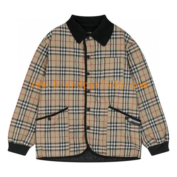 WTBR23004-MS　バーパリー BURBERRY 2023年秋冬最新入荷 ロングスリーブ ジャケット ファスナー開閉式 トップスコート 長袖 アウターコート 男女兼用