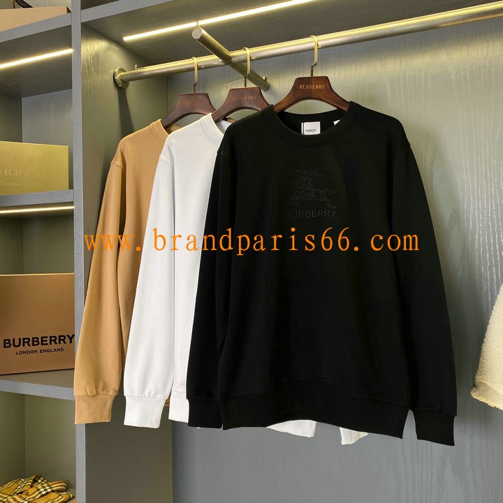 WYBR23030-MS　バーバリー BURBERRY 2023年秋冬最新入荷 スウェットシャツ ロングスリーブ トップス 長袖 クルーネック カジュアル シャツ 男女兼用