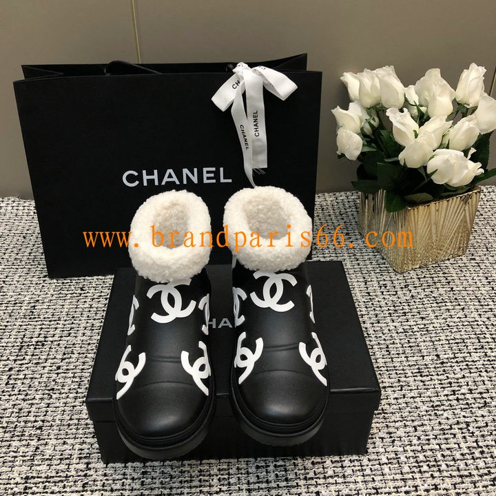 CHJ23047ZM-26　シャネル CHANEL 2023年秋冬最新入荷 ウィメンズ アンクルブーツ レインブーツ フラットシューズ レディースシューズ 靴