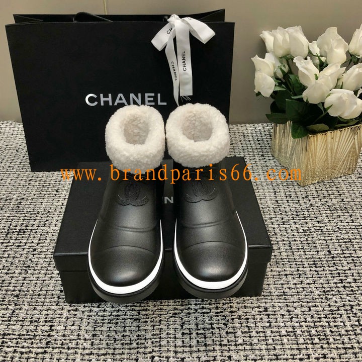 CHJ23047WP-26　シャネル CHANEL 2023年秋冬最新入荷 ウィメンズ アンクルブーツ レインブーツ フラットシューズ レディースシューズ 靴